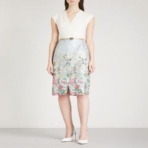 Ted Baker Dresses - Ted Baker London Macal Patchwork Wrap Dress w/Belt Ted Baker Dresses - Ted Baker London Macal Patchwork Wrap Dress w/Belt